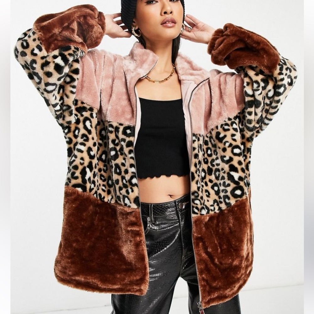UGG® Elaina Colorblock Oversized Jacket for Women Size XS
